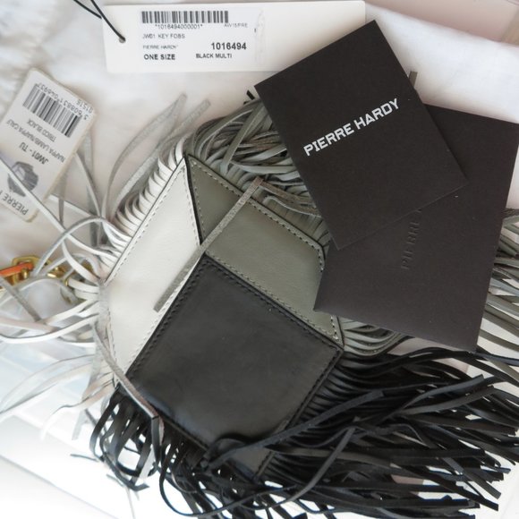 Pierre Hardy 3D Leather Cube Bag XL Keyring - Picture 5 of 16